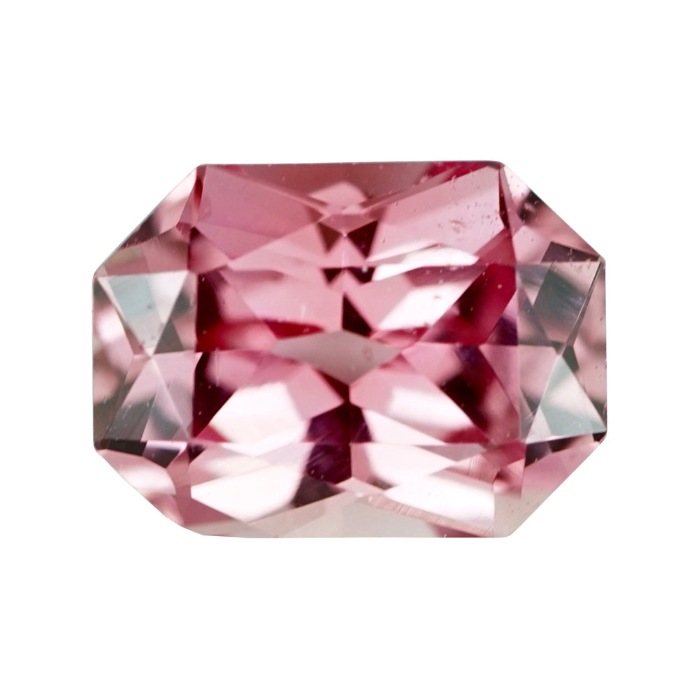 1.01 ct Padparadscha Sapphire Radiant Cut Natural Heated gemstone