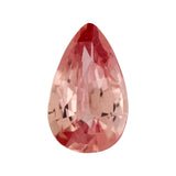 Pear Cut Sunset Padparadscha Sapphire GIA Unheated Gem