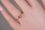 0.75 ct heated Padparadscha gemstone