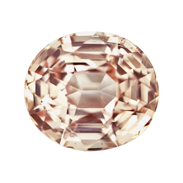 2.10 ct Peach Sapphire Oval Natural Heated