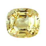 1.88 ct Peach Yellow Sapphire Cushion Shape Natural Heated