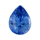Blue Pear Cut Natural Sapphire GIA Heated Gem