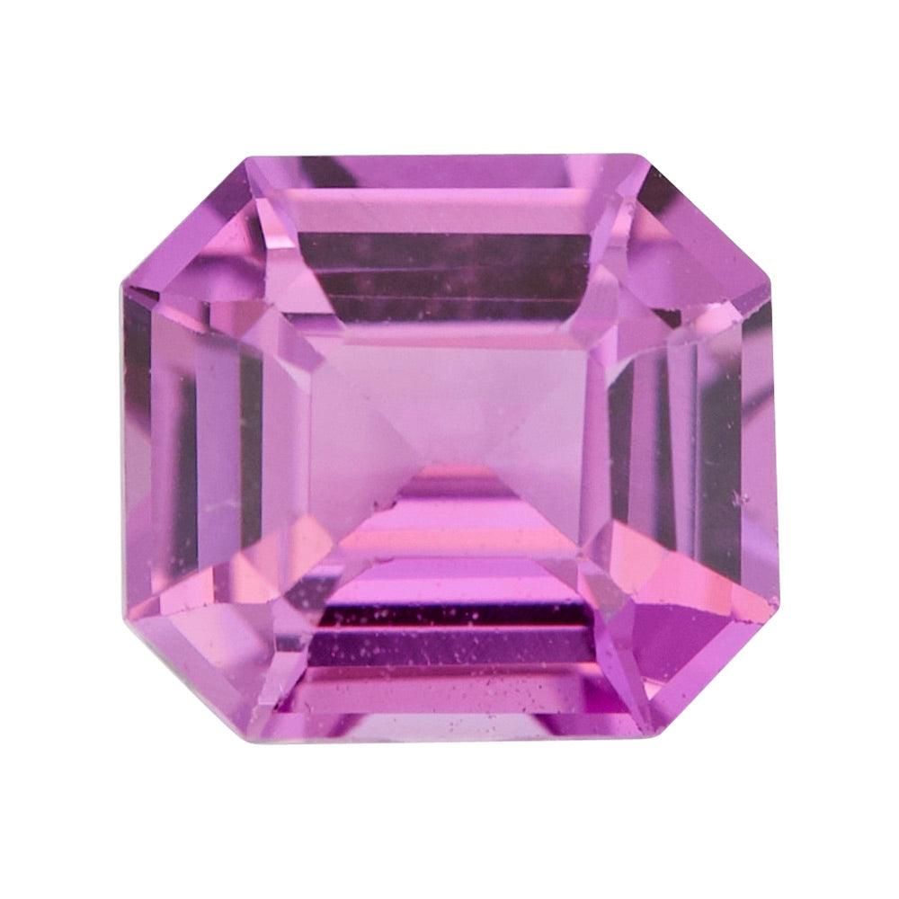 1.08 ct Violetish Purple Sapphire Emerald Cut Natural Unheated From Madagascar