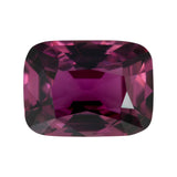 3.22 ct Plum Pink Sapphire Cushion Natural Heated Gemstones