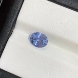 2.73 ct Periwinkle Blue Sapphire Oval Unheated Ceylon