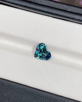 2.05 ct Teal Heart Madagascar Sapphire Unheated Gem
