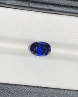 2.74 ct Blue Oval Cut Sapphire GIA Heated Gem