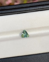 1.06 ct Green Triangular Cut Madagascar Sapphire Heated Gemstone