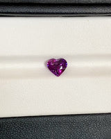 1.09 ct Pinkish Purple Heart Ceylon Sapphire Heated Gemstone
