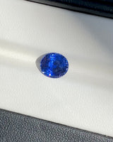 2.95 ct Cornflower Blue Oval Ceylon Sapphire Heated Gem