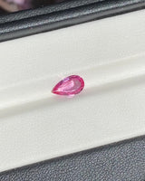 0.69 ct Padparadscha Pear Madagascar Sapphire Heated Gemstone