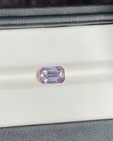2.46 ct Light Pink Emerald Cut Ceylon Sapphire Unheated Gem