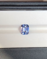 3.03 ct Periwinkle Blue Cushion Ceylon Sapphire Unheated Gem GIA