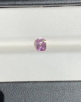0.69 ct Violetish Pink Radiant Cut Ceylon Sapphire Unheated Gemstone