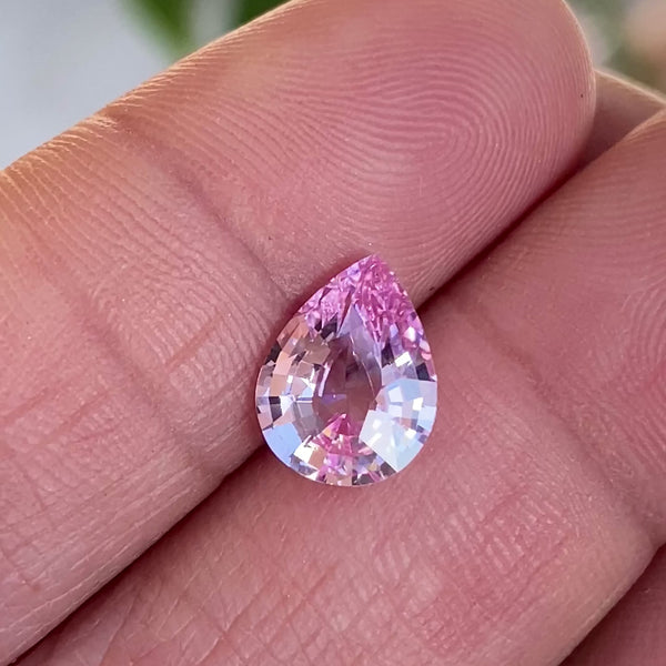 2.04 ct Pink Sapphire Pear Natural Unheated