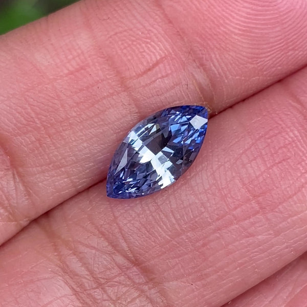 2.74 ct Medium Blue Sapphire Marquise Natural Unheated