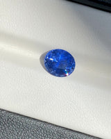 2.95 ct Cornflower Blue Oval Ceylon Sapphire Heated Gem