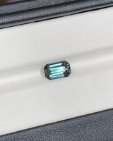 2.05 ct Green Emerald Cut Madagascar Sapphire Unheated Gemstone