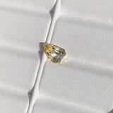 2.04 ct Yellow Sapphire Unique Triangular Cut Natural Unheated