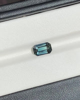 2.05 ct Green Emerald Cut Madagascar Sapphire Unheated Gemstone
