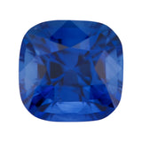 Blue Cushion Ceylon Sapphire Heated Gem