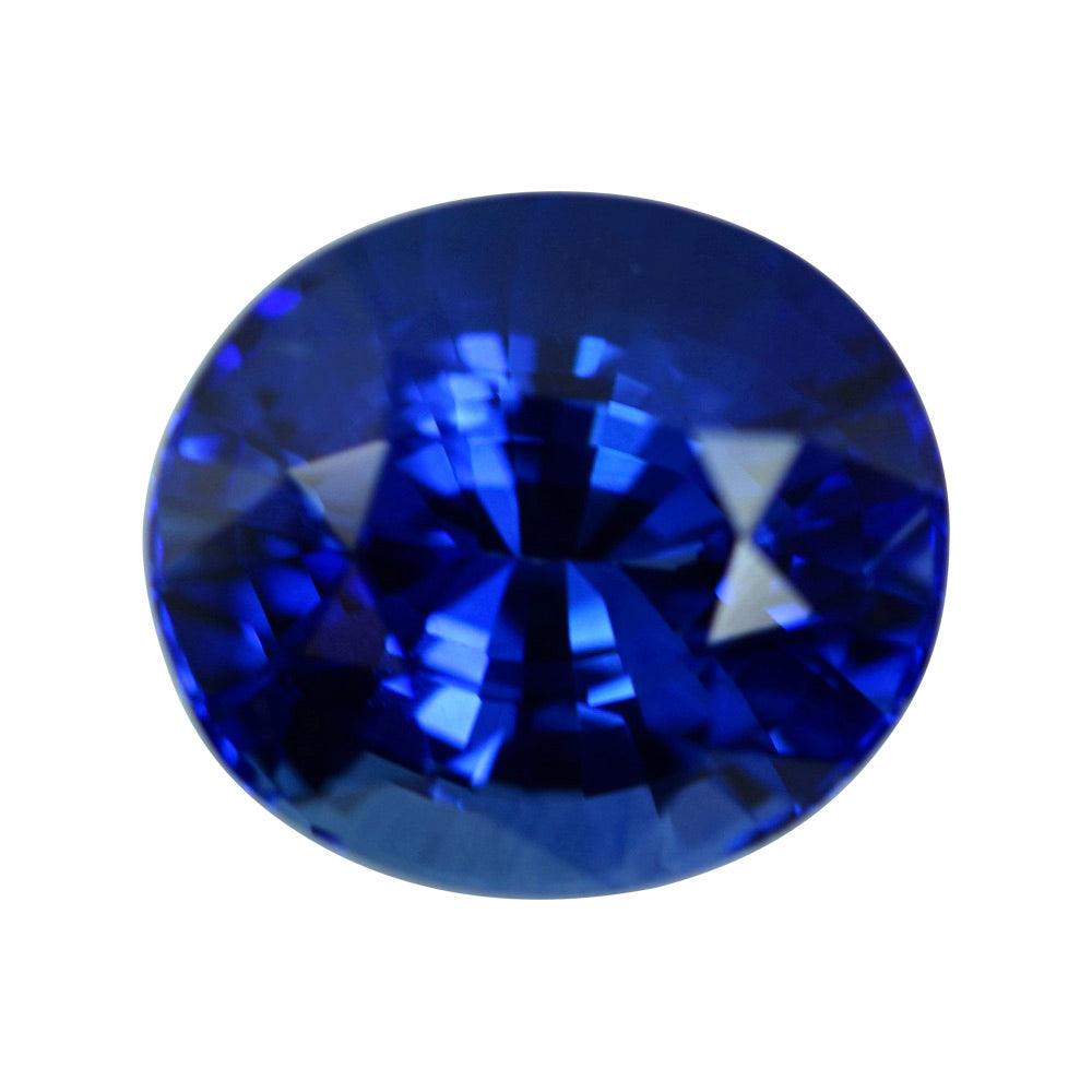 3.01 ct Royal Blue Sapphire Oval Heated GIA Certified Gemstone