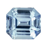 2.50 ct Sky Blue Sapphire Emerald Cut Natural Heated Gemstones