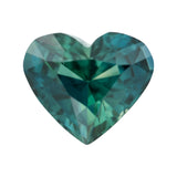 Bluish Green Heart Madagascar Sapphire Unheated Gem