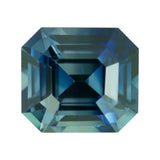 2.12 ct Teal Sapphire Emerald Cut Natural Unheated Gemstones