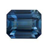 1.55 ct Teal Sapphire Emerald Cut Natural Unheated Gemstones
