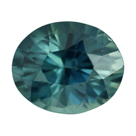1.13 ct Teal Sapphire Oval Natural Unheated
