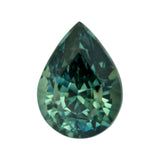 1.58 ct Green Sapphire Pear Natural Unheated