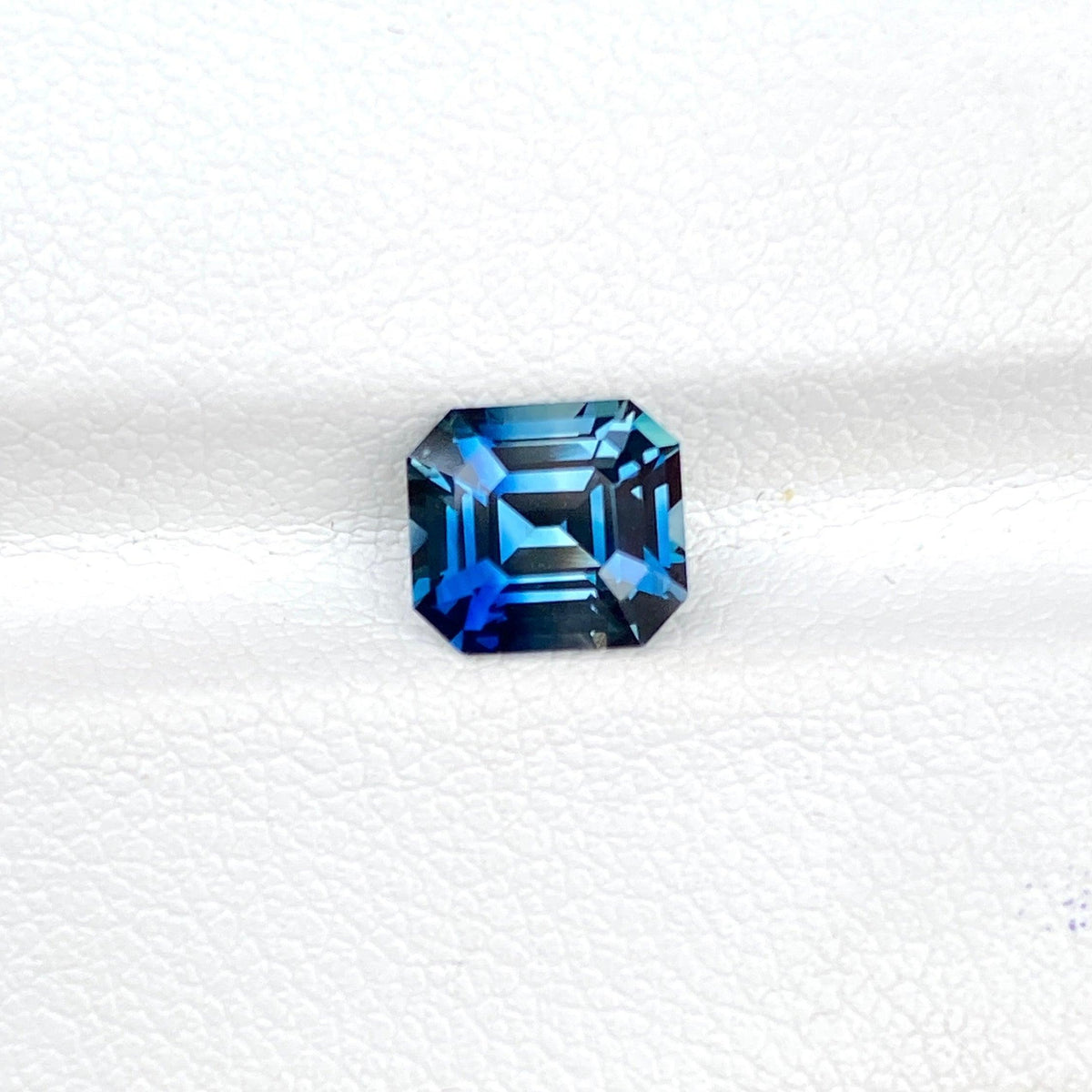 2.12 ct Teal Sapphire Emerald Cut Natural Unheated Gemstones