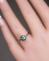 Bluish Green Oval Madagascar Sapphire Unheated Gemstone