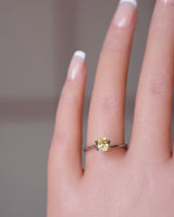 1.14 carat Yellow Radiant Cut Ceylon Sapphire