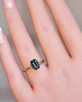 unheated 2.05 ct Green Madagascar Sapphire Gem