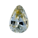Light Blue - Yellow Pear Madagascar Sapphire Unheated Gem
