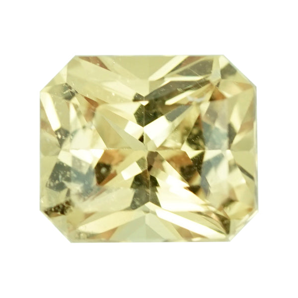 1.17 ct Yellow Sapphire Radiant Cut Natural Unheated