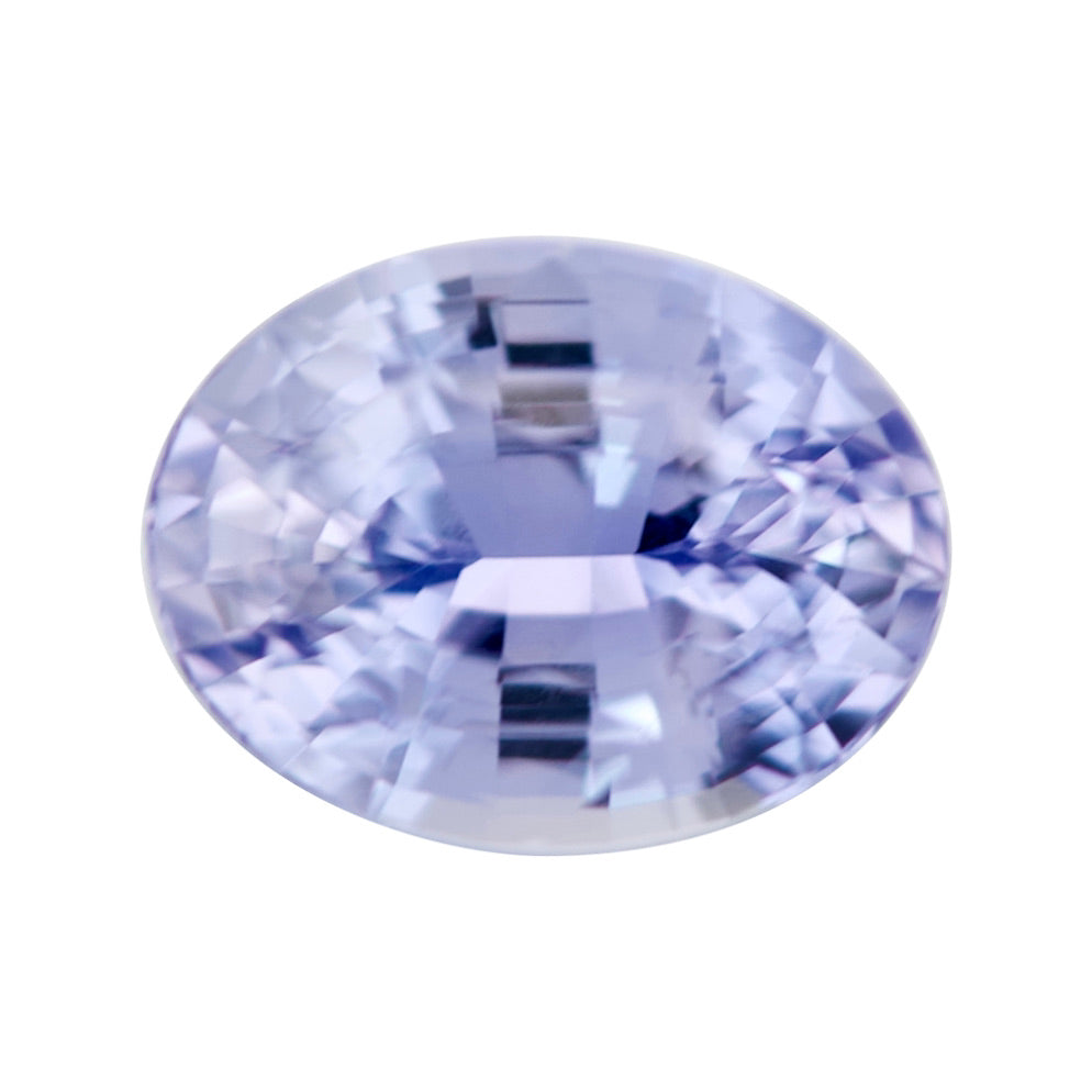 violet sapphire oval mixed cut ceylon sapphire 2.24ct