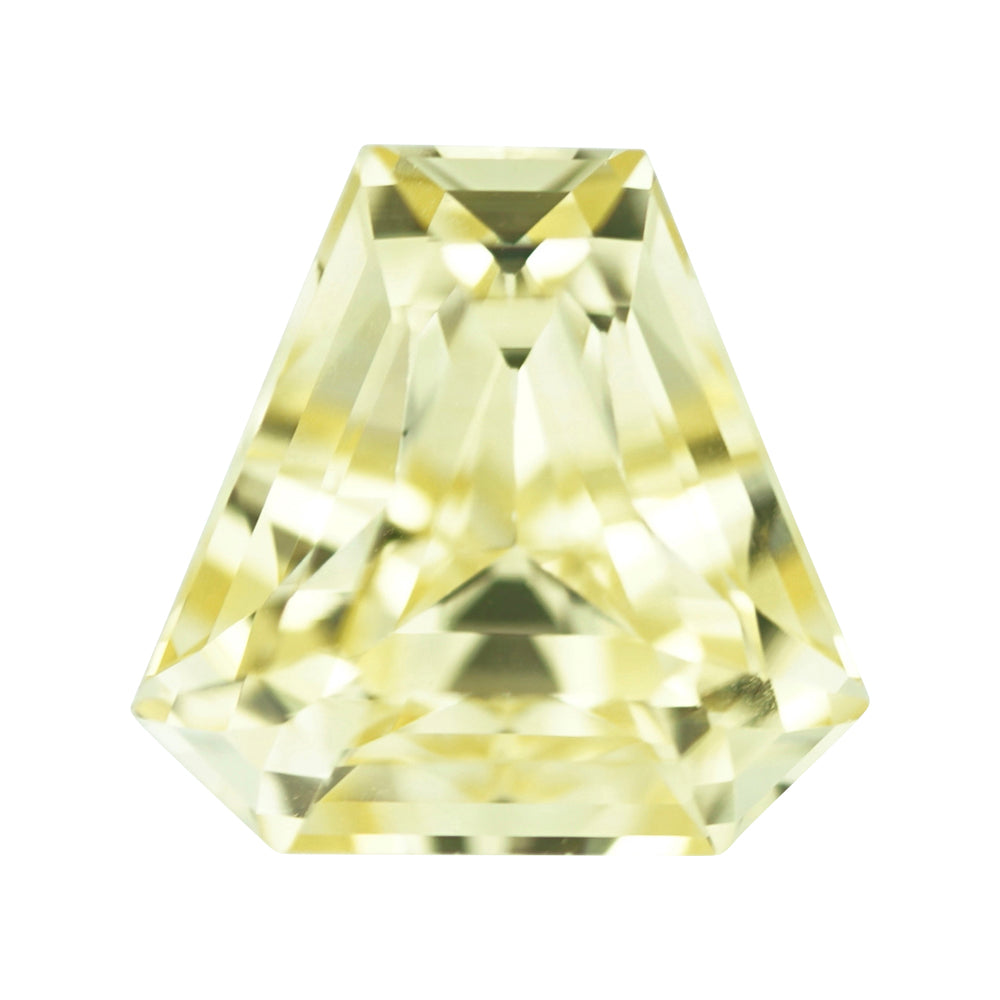 ct Vivid Yellow Sapphire Fancy Cut Natural Unheated