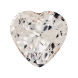 White Sapphire Heart Natural Unheated