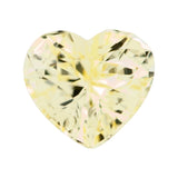 Yellow Heart Ceylon Sapphire Unheated Gem