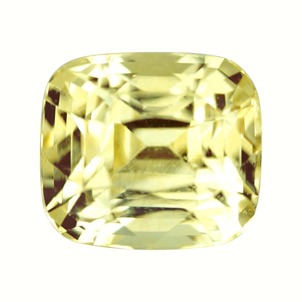 2.26 ct Yellow Sapphire Cushion Natural Unheated