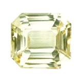 3.06 ct Yellow Sapphire Emerald Cut Natural Unheated