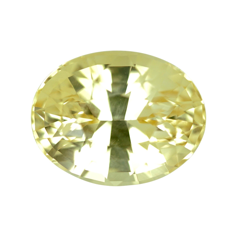 2.90 ct Yellow Sapphire Oval Cut Natural Unheated Gemstones