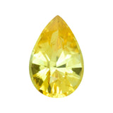 2.03 ct Yellow Sapphire Pear Shape Natural Heated Gemstones