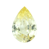 3.19 ct Yellow Sapphire Pair Pear Natural Unheated Ceylon