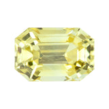 2.03 ct Yellow Sapphire Emerald Cut Natural Unheated