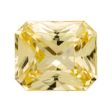 Yellow Radiant Cut Ceylon Sapphire Unheated Gem