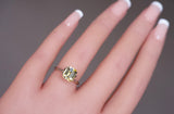 3.01 ct Yellow Emerald cut Sapphire Gem